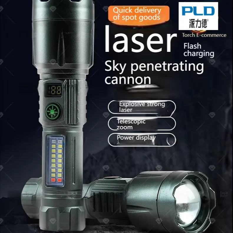 Lampe de Poche Multifonctions EN ACIER