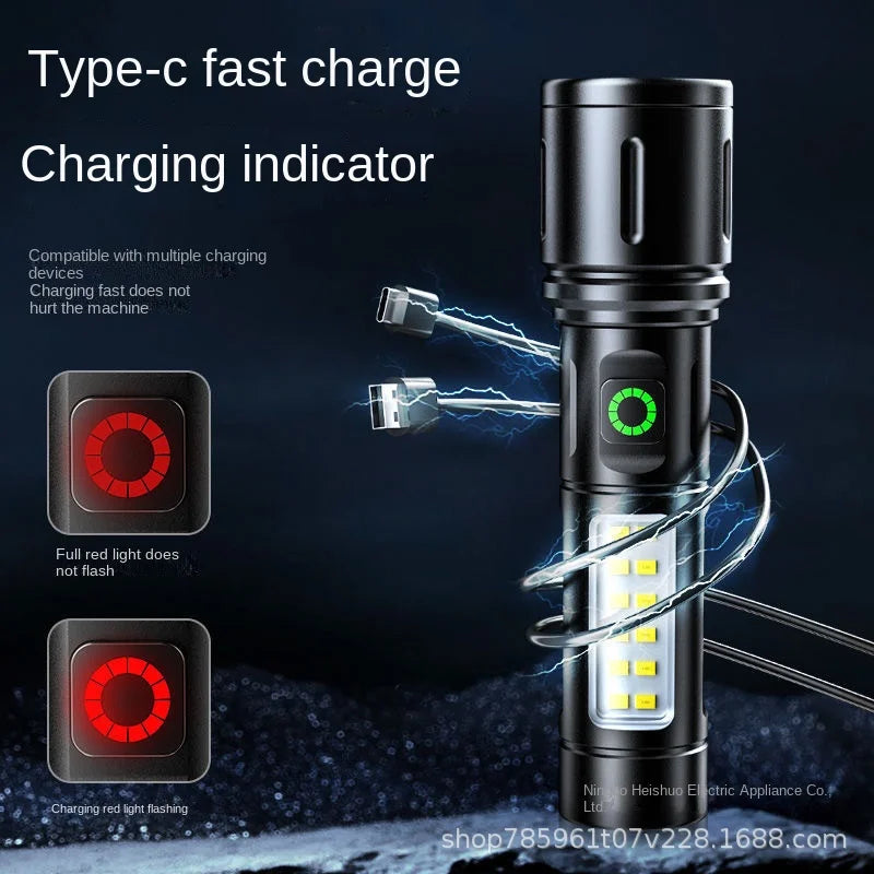 Lampe de Poche Multifonctions EN ACIER