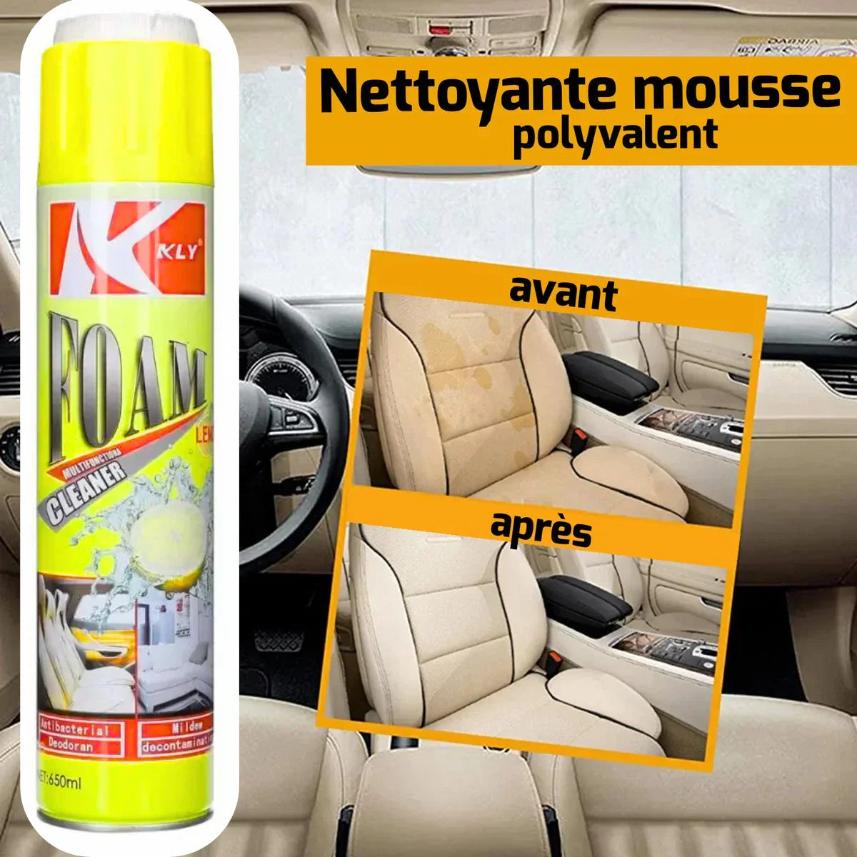 Mousse Nettoyante Multifonction- Foam Cleaner