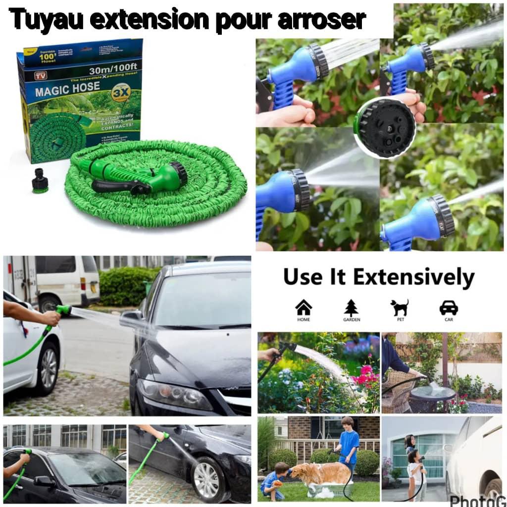 Simplifiez votre Jardinage : Tuyau Triple Expansion 30m et Lavage Haute Pression