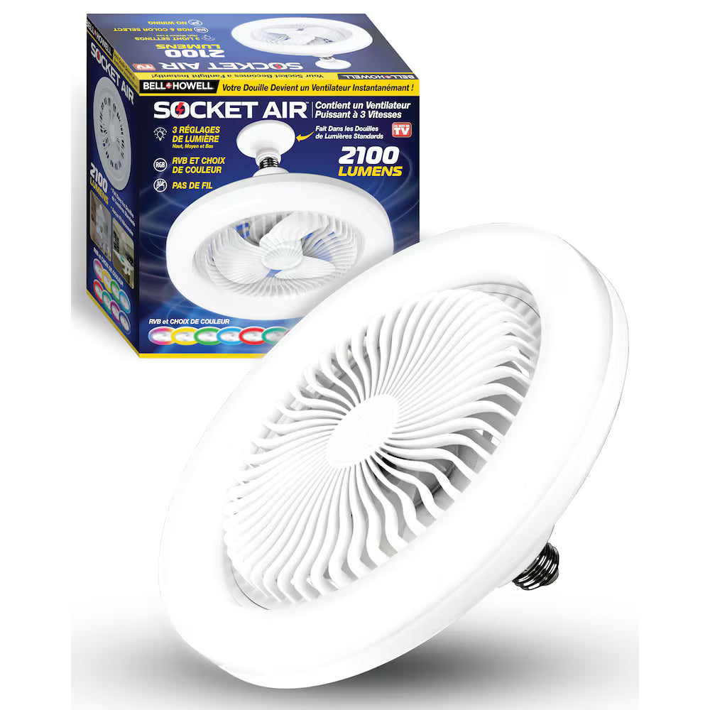 VENTILATEUR LED SANS FIL