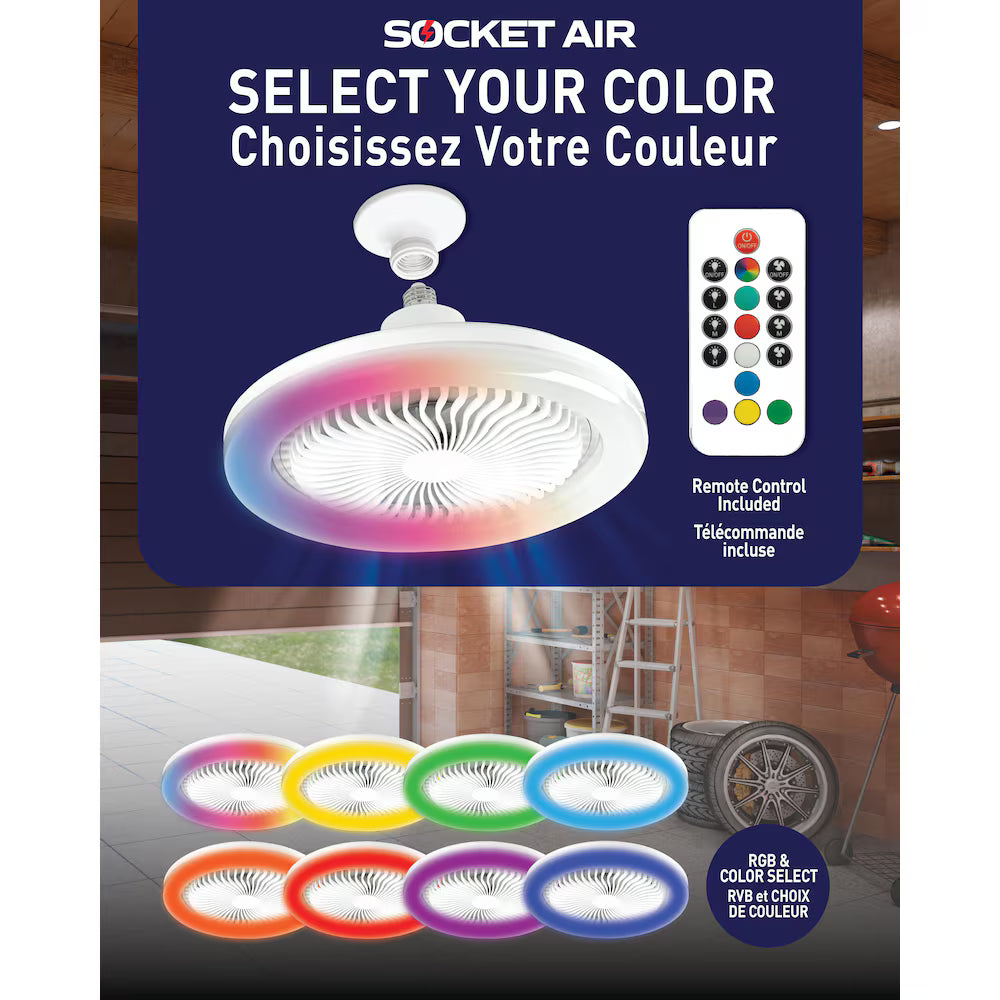 VENTILATEUR LED SANS FIL